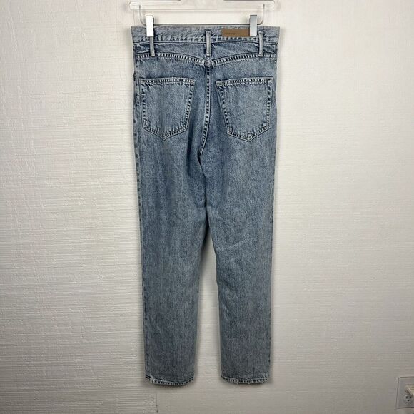 GRLFRND Jeans 25 Womens Blue Teagan High Rise Pleated Light Fading Please Me - Picture 4 of 10